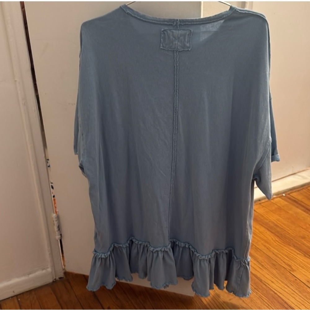 We The Free Why Yes Blue Tee-NWOT - Picture 5 of 5